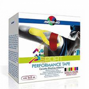 MASTER-AID SPORT PERFORM BLACK TAPING NEUROMUSCOLARE 5 X 500 CM