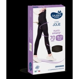 CALZA SAUBER JOLIE LEGGINGS EMANA 70 NERO S