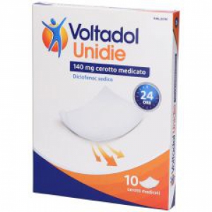 VOLTADOL UNIDIE 140 MG CEROTTI MEDICATI 10 CEROTTI IN BUSTINA CARTA/PE/AL/EAA